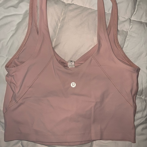 lululemon Align™ Cropped Tank Top ONLY WORN ONCE DID NOT FIT ME. PRICE IS FIRM. - Picture 3 of 4